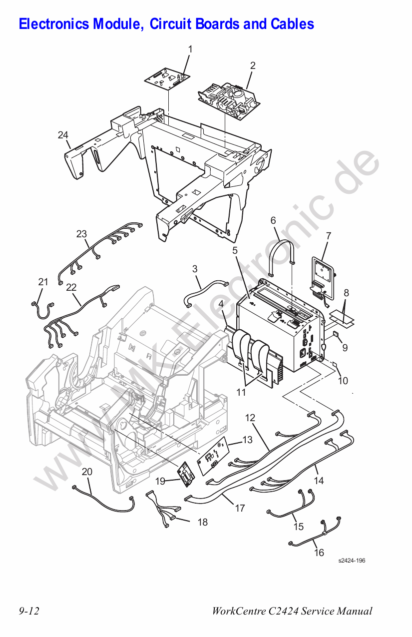 Xerox WorkCentre C2424 Parts List Manual-5